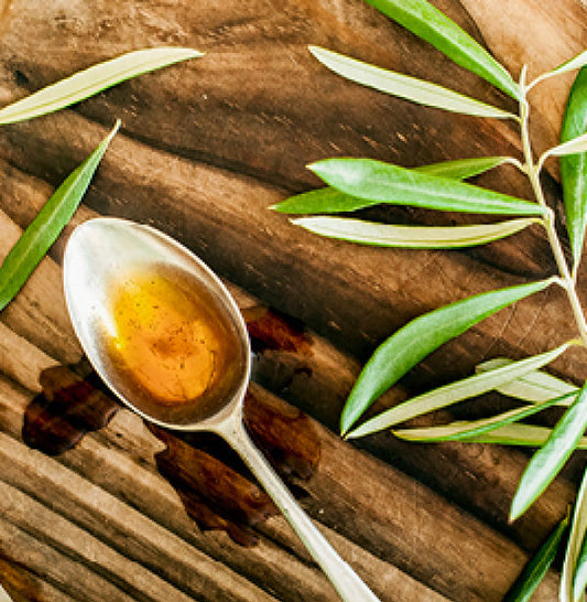 Olive Leaf in a spoon