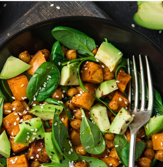 Sweet Potato, Chickpea and Avocado Salad