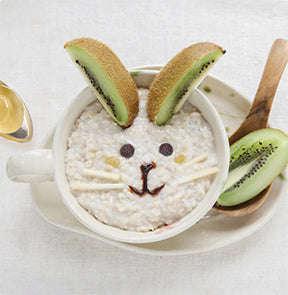Kiwifruit bunny porridge