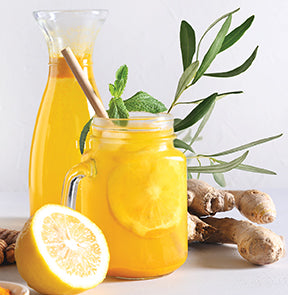 Cooling Olive, lemon & mint thirst quencher