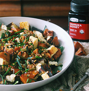 Pumpkin and Haloumi Salad