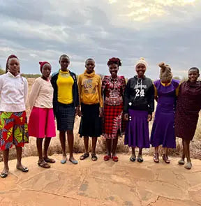 Maasai women living in Kimana
