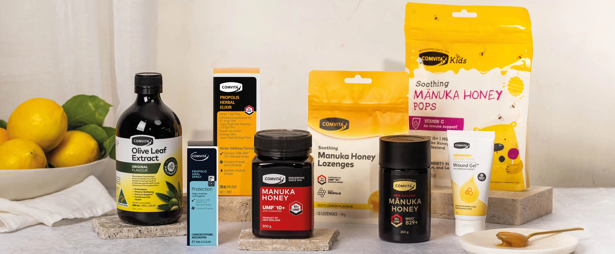 Range of Comvita Products