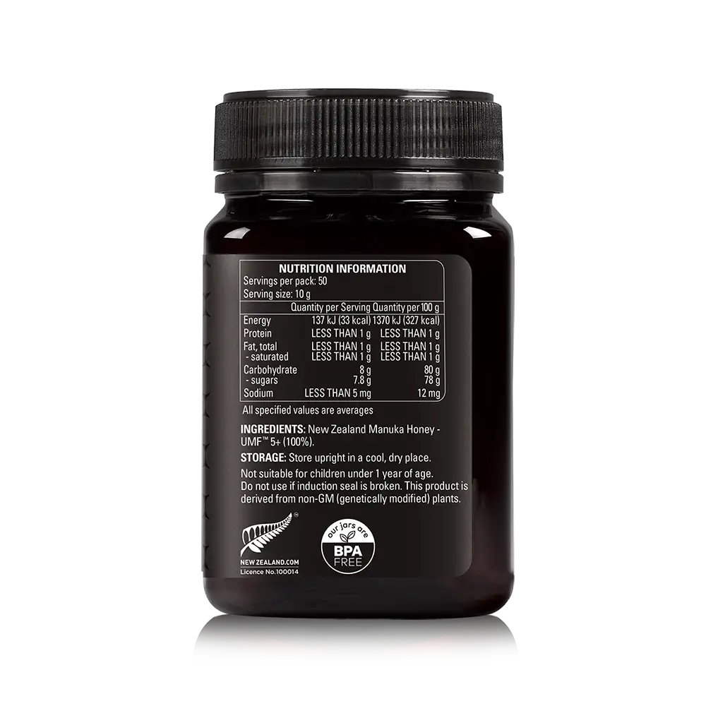 UMF 5+ Manuka Honey 500g B