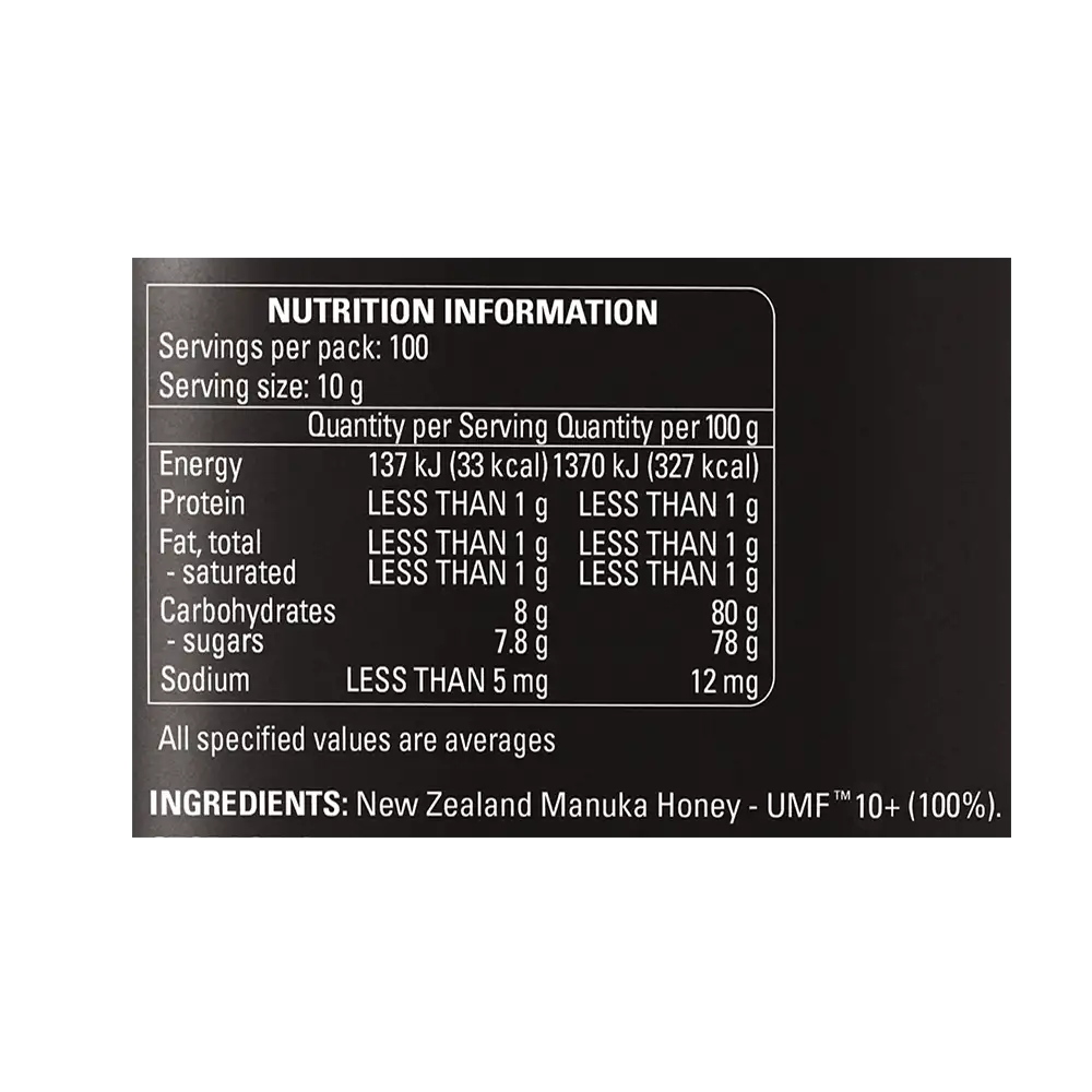 UMF™ 10+ Mānuka Honey 1Kg NIP