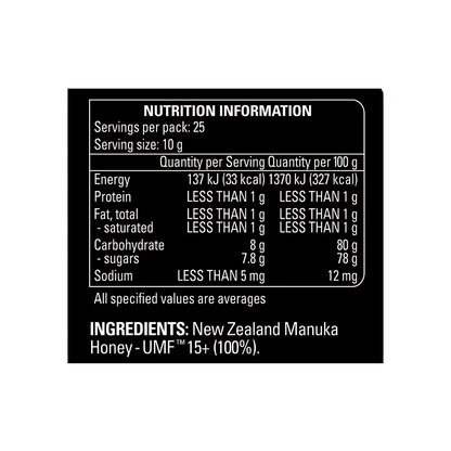 UMF 15+ Mānuka Honey NIP