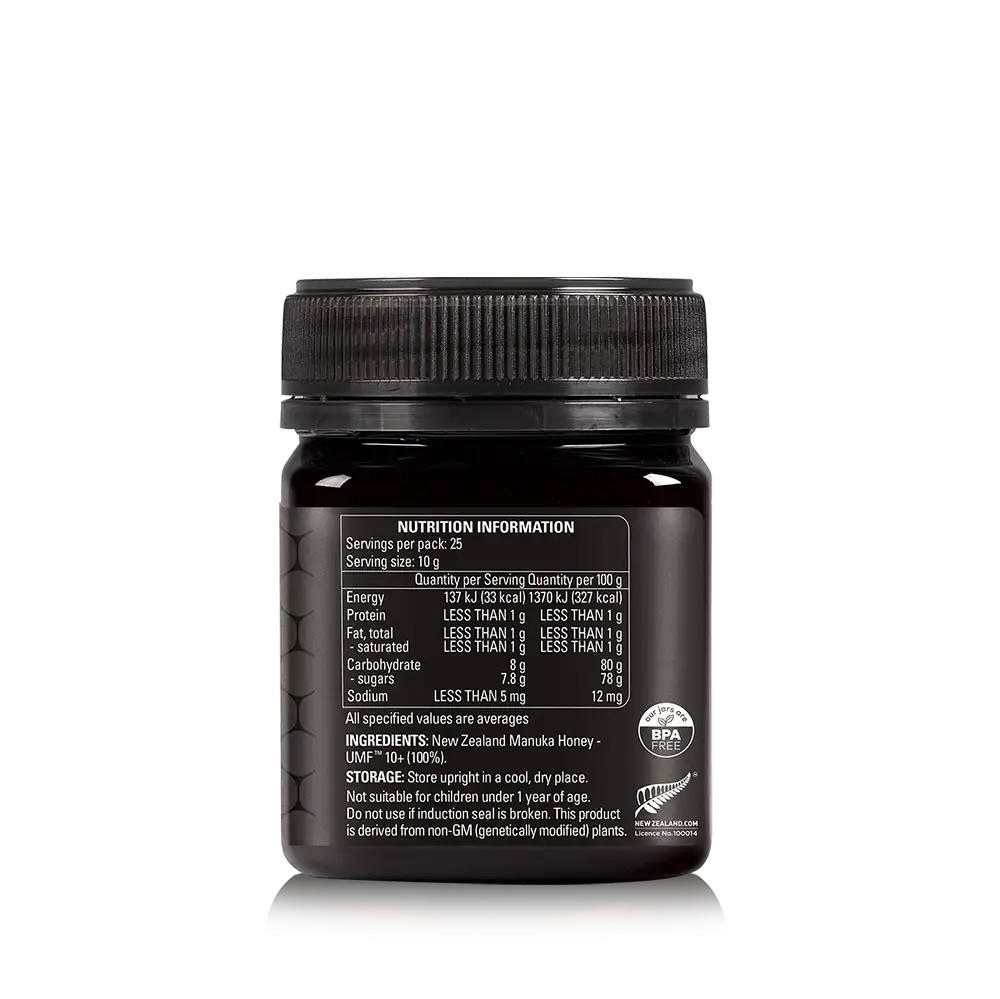 UMF 10+ Mānuka Honey 250gm Jar NIP