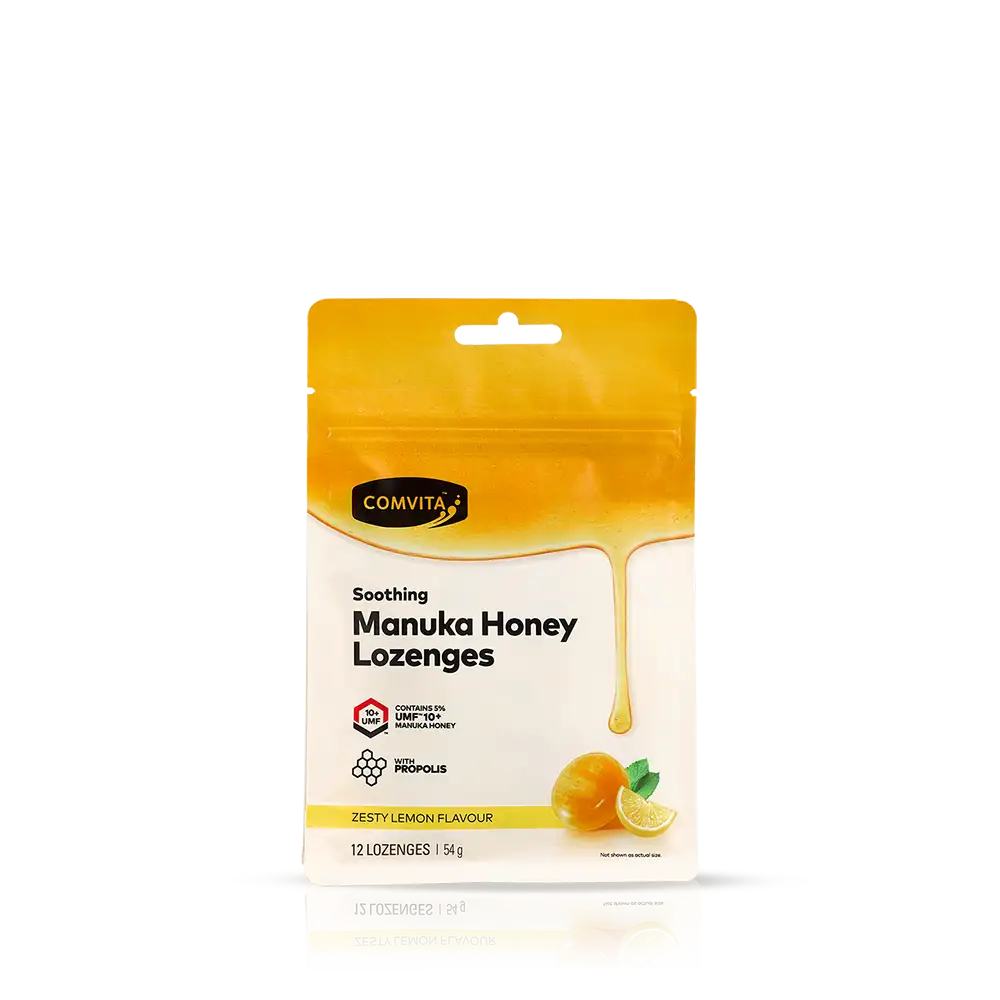 Mānuka Honey Lozenges with Propolis (Lemon and Honey) F