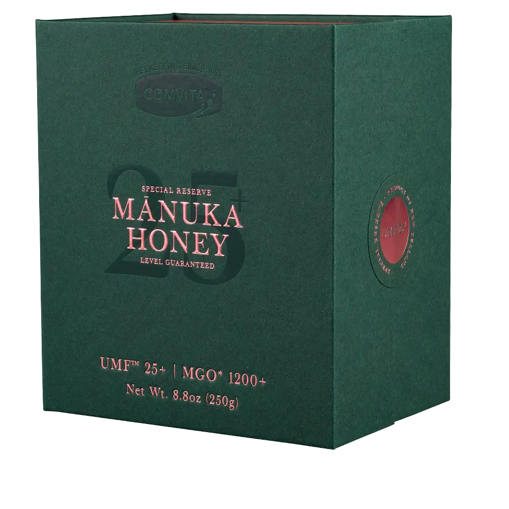 UMF 25+ Mānuka Honey Box side