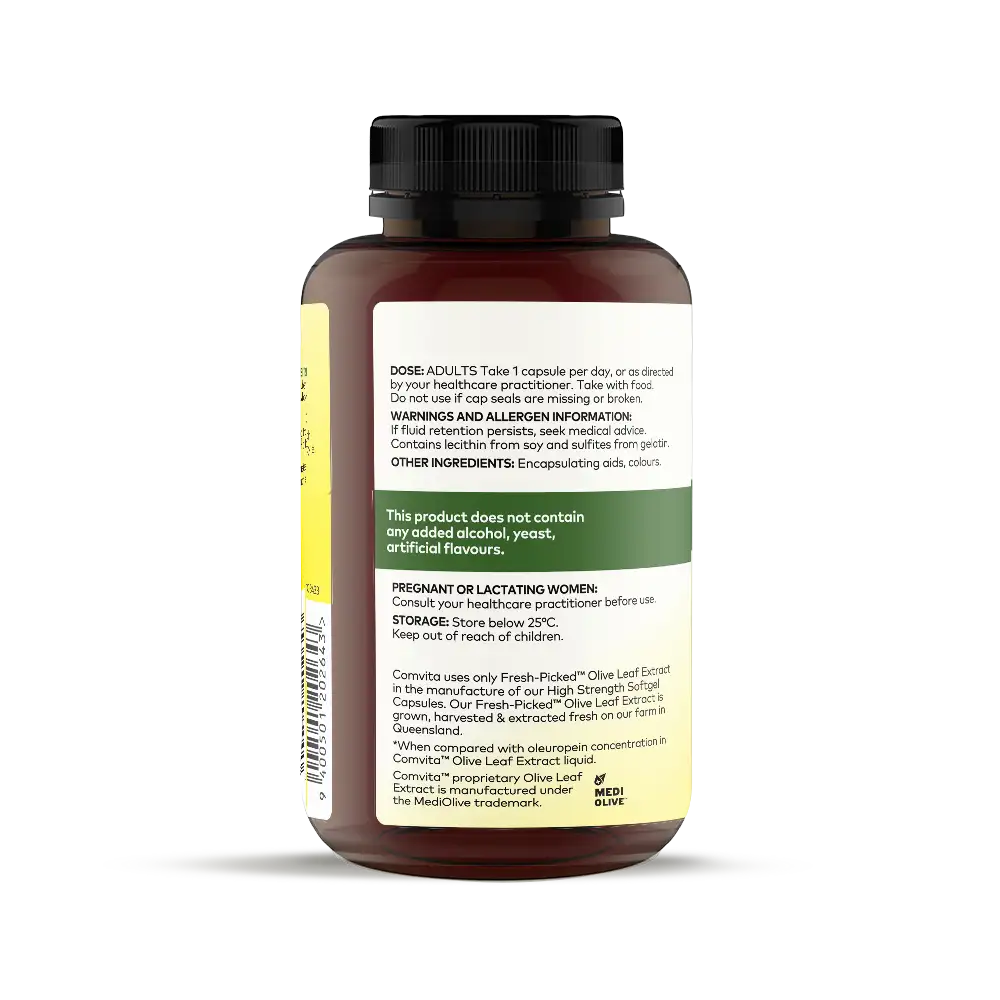 Olive Leaf High Strength Caps 120s B