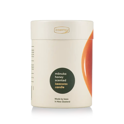 Mānuka Honey Scented Beeswax Candle box side