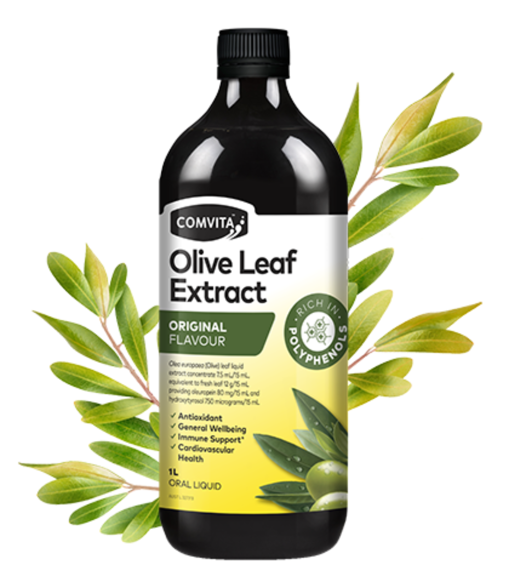 Olive Leaf Extract Natural 1L - 3 Pack