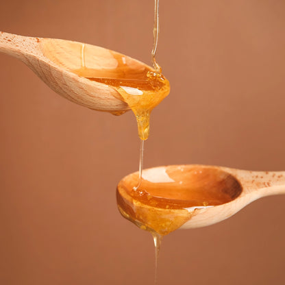 Wooden Honey Spoon in use
