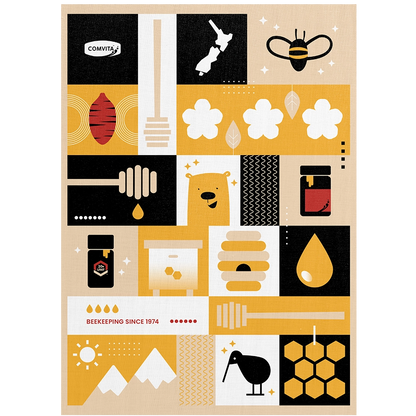 Kiwiana Tea towel