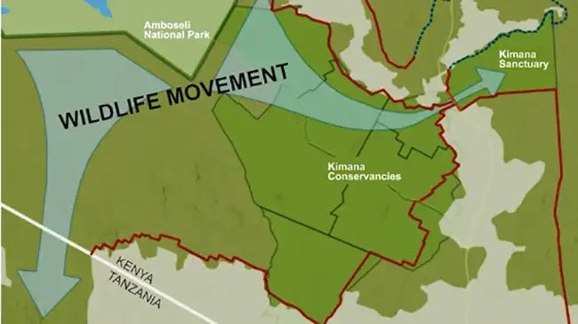 map of the Kaimana Sanctury