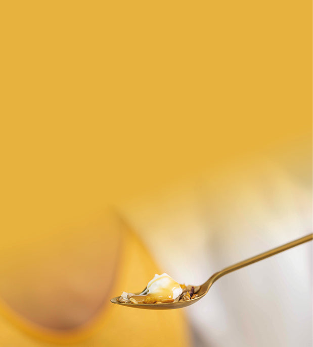 a spoonful of manuka honey with cereal