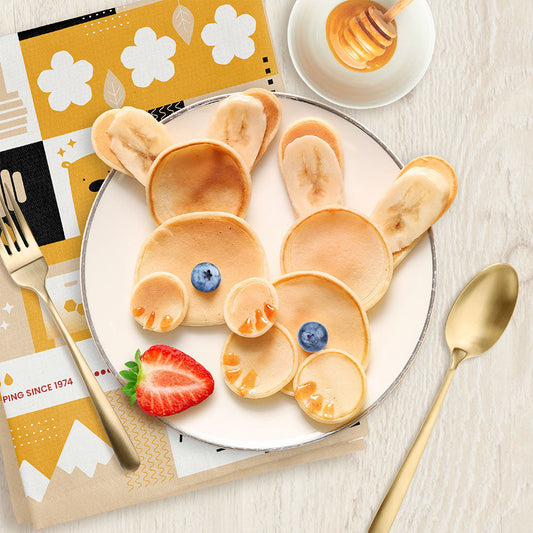 Healthy Honey Bunny Banana Pancakes