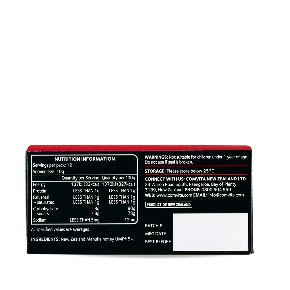 UMF5 Manuka Honey Sachets 12s B