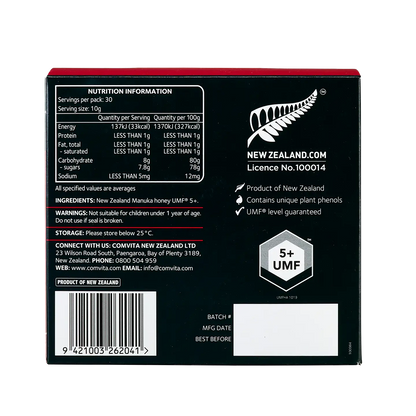 UMF5 Manuka Honey Sachets  30s B