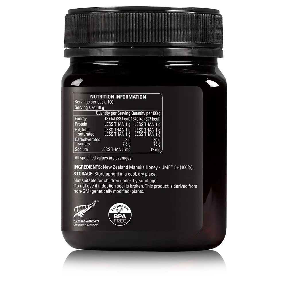 UMF 5+ Manuka Honey 250gm B