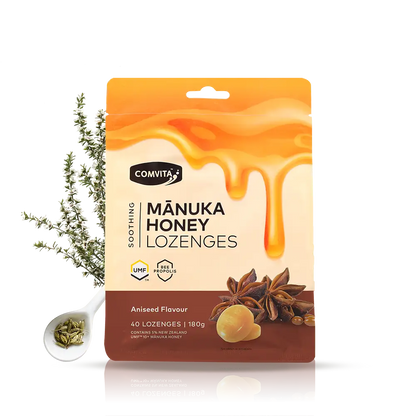 Mānuka Honey Lozenges with Propolis (Aniseed)