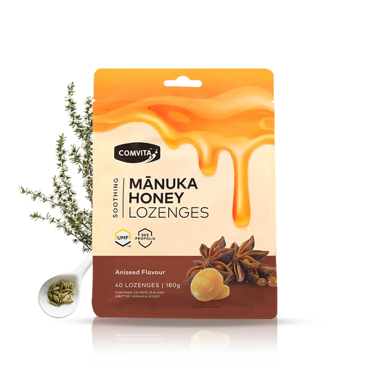 Mānuka Honey Lozenges with Propolis (Aniseed)